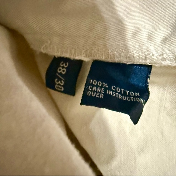 Ralph Lauren White Chinos Relaxed Fit Summer Essential - Picture 4 of 5